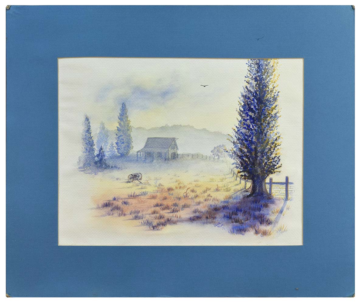 Blue Fawn. Abandoned barn.