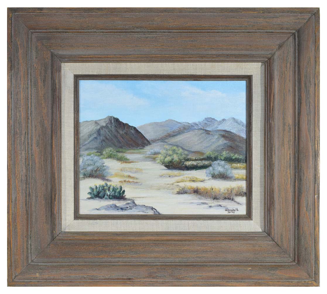 Elizabeth Bray. Desert landscape.