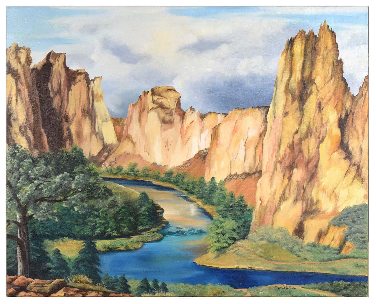 Irene Sullivan. River canyon.
