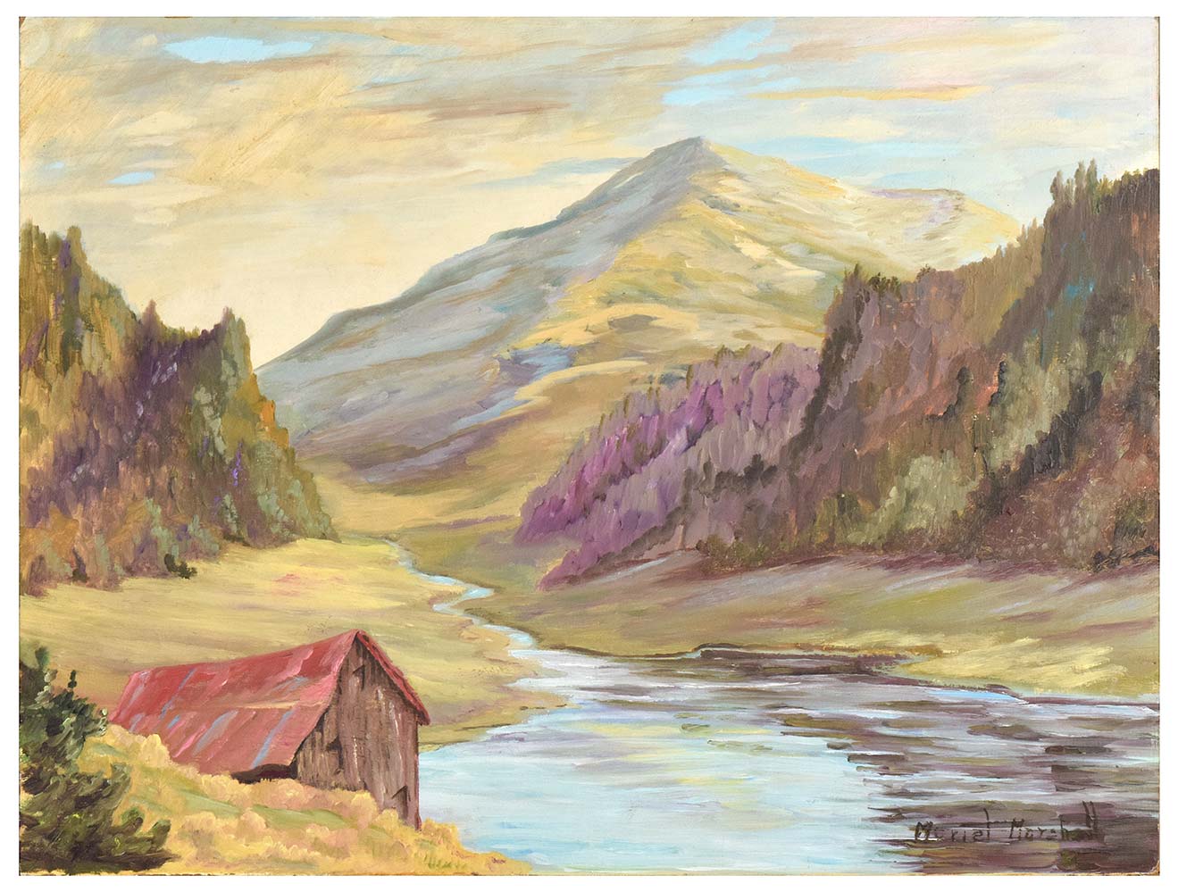 Muriel Marshall. Mountain cabin.