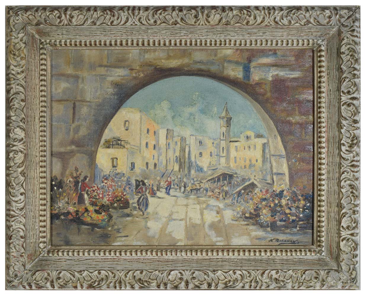 N. Bohanan. Flower market.