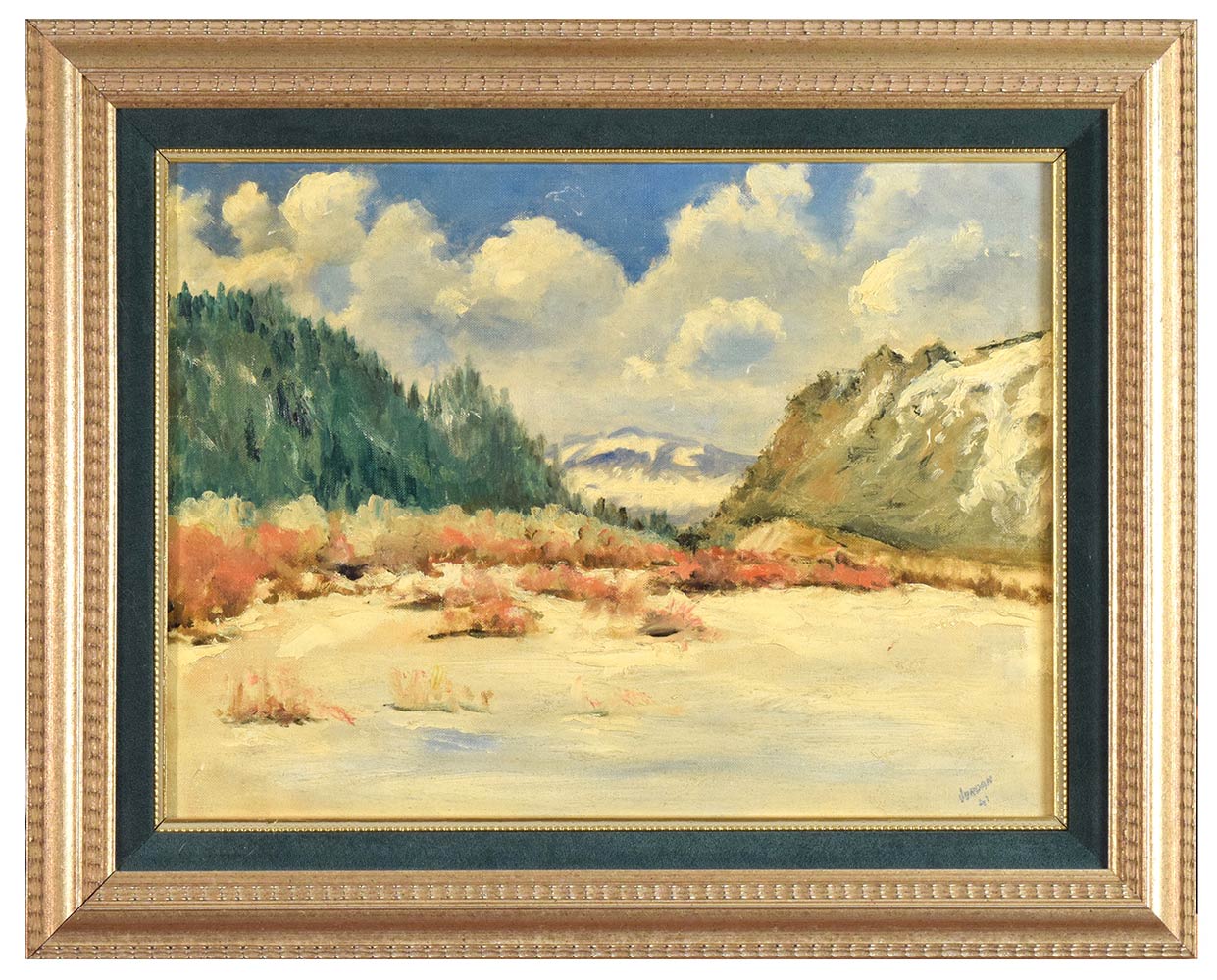 W.E. Jordan. Valley view.